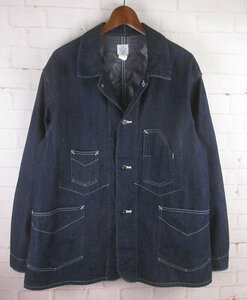 AJ24144 POST OVERALLS ポストオーバーオールズ デニム カバーオール 裏地付き 3111-8DI L 美品