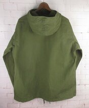 AJ24201 ENGINEERED GARMENTS エンジニアードガーメンツ CAGOULE　SHIRT カグールシャツ リップストップ プルオーバー S オリーブ系_画像2