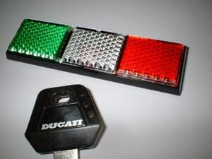 送料無料 ITALIAN FLAG REFLECTOR STICKER イタリアン フラッグ イタリア 反射 レフェクター ステッカー セット