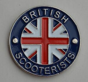 ★送料無料★British Scooterists スクーター エナメル ピン バッジ バッチ