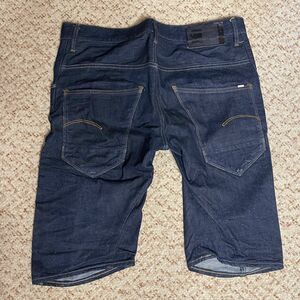 G-STAR RAW W33 ハーフ デニム ショートパンツ ジーンズ 半パン ジースターロウ