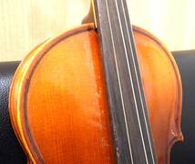 【#10951】　鈴木　バイオリン　No.17　1963年製　弓　ハードケース付　スズキ　弦楽器　動作未確認　レトロ　楽器_画像6