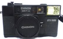 【10616】　☆1円スタート☆　CHINON　35F-A 　f＝38㎜　1:2.8　コンパクト　フィルムカメラ　通電・動作未確認　ジャンク品扱_画像1