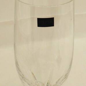【10715】 HOYA（ホヤ） 高級 クリスタルガラス ワイングラス シャンパングラス 6面 未使用品 6客の画像5