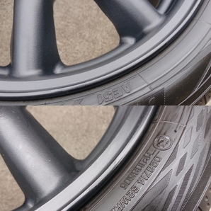 希少!RS watanabe ワタナベ エイトスポーク 16インチ 7J OFF+48 4H PCD100 F8Fタイプ 195/50R16 4本 アクア ヤリス フィット スイフト等の画像5