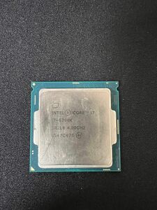 intel i7 6700k 動作品　送料無料