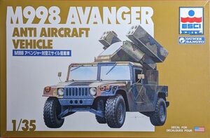 1/35 ESCI M998 HMMWV ハンヴィー アヴェンジャー地対空ミサイルシステム 対空車両 アメリカ軍