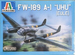 1/72 イタレリ フォッケウルフ Fw189A-1 ウーフー 偵察機 ドイツ空軍 シュリンク未開封