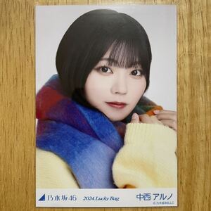 乃木坂46 中西アルノ 冬コーデ 生写真 ヨリ 1枚 検) web 限定 福袋 2024.Lucky Bag