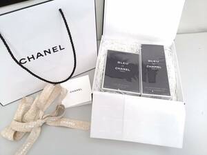 【新品未開封】CHANEL シャネル BLEU DE CHANEL ブルー ドゥ シャネル トイレタリー 2点セット/ボディシャンプー/洗顔料/04OM031610-8