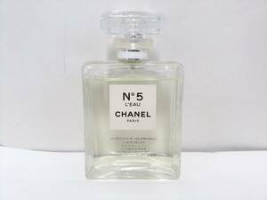 【美品】CHANEL シャネル N°5 L'EAU ロー オードゥ トワレット ヴァポリザター 100mlボトル 香水/フレグランス/残量多め/02SH032502