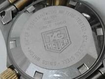 TAG Heuer タグホイヤー プロフェッショナル 2000 964.008F クォーツ 腕時計/余りゴマ付き/デイト/正規ベルト/コンビカラー/02KO032801_画像9