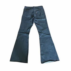 刻印17 70s 濃紺　ブーツカット リーバイス ビンテージ ベルボトム タロン42 Levi’s フレア　カットオフ　vintage ヴィンテージ デニム 