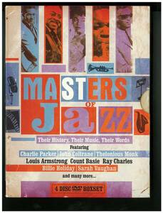 DVD☆4枚組BOXセット☆Masters of Jazz☆UK盤☆Satchmo, Bird, Basie, Lady Day☆MTD5199