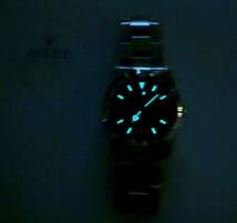 ロレックス ROLEX エクスプローラー1 14270 A番 cal.3000 ブラック オイスターブレス ルミノバ 腕時計 メンズ 自動巻 OH済み_画像10