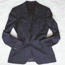 ロロピアーナ130s×ビームス【最高級の逸品】BEAMS×LoroPiana スーツ セットアップ テーラードジャケット ウール グレー ビジネス M_画像2