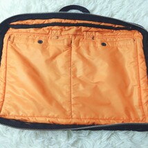 美品 PORTER ポーター タンカー 3way ストラップ欠品 2way メンズ ビジネス リュック ブリーフケース A4 吉田カバン ハンドバッグ 黒_画像9