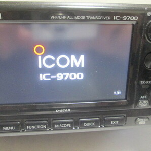 アイコム無線機・１４４MHｚ・４３０MHｚ・(50)W/１２００ＭＨｚ(10)WトランシーバーＩＣ-9700・中古ジャンク扱いリセツトしておくります。の画像1