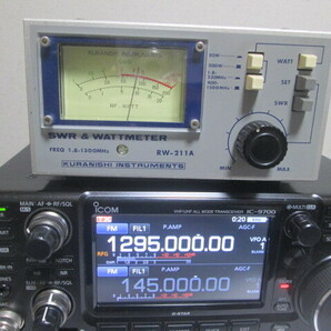 アイコム無線機・１４４MHｚ・４３０MHｚ・(50)W/１２００ＭＨｚ(10)WトランシーバーＩＣ-9700・中古ジャンク扱いリセツトしておくります。の画像4