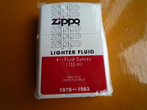 ZIPPO/ ジッポー オイルライター　LIGHTER FLUID　4 1/2　133ｍｌ　Zippoマニア　コレクター　趣味