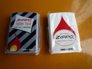 ZIPPO/ ジッポー オイルライター　lighter fluid & LIGHTER FUEL 2個 Zippoマニア　コレクター　趣味