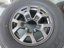 ★新車外し! 2024年製!★ JB74W ジムニー シエラ 純正 アルミ 15×5.5J OFF5 139.7-5H 195/80R15 DUNLOP GRANDTREK AT20 タイヤ 4本_画像2