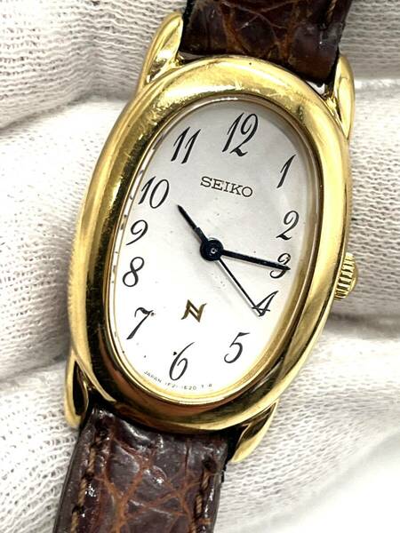 【電池切れ】SEIKO　セイコー　レディース　クォーツ腕時計　EXCELINE エクセリーヌ 7321-0790　