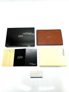 デュポン S.T.Dupont　レザー製品　ブラウン　カードケース　9×13