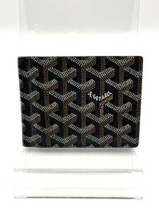 【中古良品】GOYARD　ゴヤール　サン トマ マネークリップ ヘリンボーン　メンズ 財布　