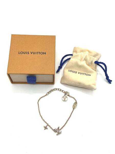 LOUIS VUITTON　ルイヴィトン　ブラスレ LV アイコニック M0942A TE0233 ロゴ 18.5cm ブレスレット アクセサリー　