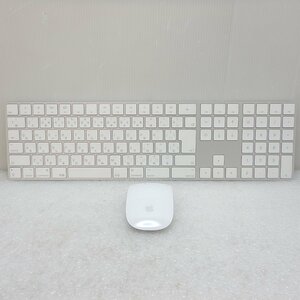 【中古】★送料無料★ Apple Magic Keyboard テンキー有日本語マジックキーボードA1843 マジックマウス2 A1657 セット 082