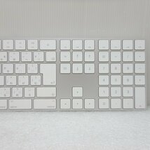 【中古】★送料無料★ Apple Magic Keyboard テンキー有日本語マジックキーボードA1843 マジックマウス2 A1657 セット 081_画像4