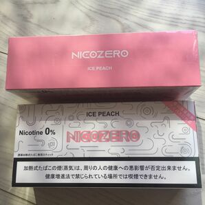 nicozero アイコスイルマ専用スティック　ピーチ味　iQOS ILUMA ノーニコチン　ノータール　2カートン