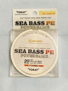 ★★ SEA BASS PE POWER GANE TORAY 1.2号 150m 20lb シーバス ★★ 未使用/ 送料無料