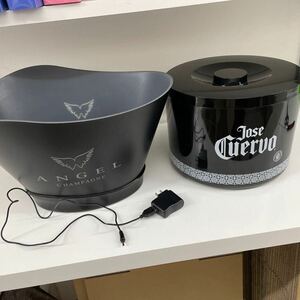 A2092/【中古品】シャンパンクーラー ANGEL エンジェル JOSE CUERVO クエルボ シャンパン 非売品 お酒 アルコール クラブ BAR ラウンジ