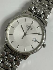 U0305/【中古品】LONGINES ロンジン グランドクラシック L4.677.4 デイト 腕時計 クォーツ シルバー ステンレス ボーイズ