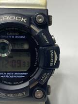 U03/【中古品】CASIO カシオ G-SHOCK ジーショック FROGMAN フロッグマン イルカ くじら 限定 GW-205K-2JR GW-205K 電波ソーラー ブラック_画像4