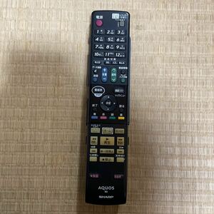 動作確認済み【SHARP】◆AQUOS◆ GA810PA BD TV テレビリモコン シャープ アクオス