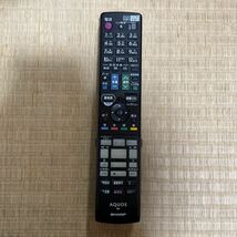 動作確認済み【SHARP】◆AQUOS◆ GB017PA BD TV テレビリモコン シャープ アクオス 中古2_画像1