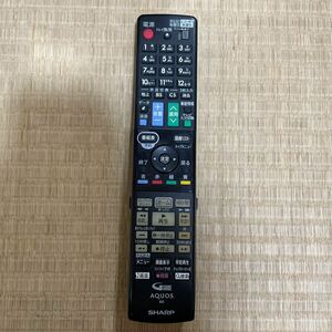 動作確認済み【SHARP】◆AQUOS◆ GB160PA TV テレビリモコン シャープ アクオス 中古品