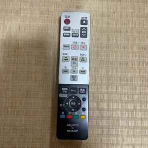 動作確認済み【SHARP】◆AQUOS◆ GA963PA BD TV テレビリモコン シャープ アクオス 中古3