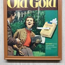 ◆即決◆1949年(昭和24年) OLD GOLD オールド ゴールド タバコ【B4-6546】アメリカ ビンテージ雑誌広告【B4額装品】当時本物広告★同梱可_画像5