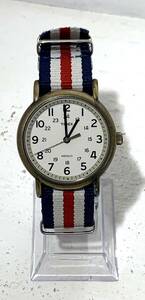 【ジャンク/ゆうパケット3cm】TIMEX T2H894 Weekender IMDIGLO タイメックス ウィークエンダー インディグロ クォーツ 不動 ジャンク