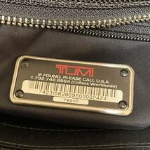 1円 極美品 TUMI トゥミ メンズ ビジネスバッグ TAOS TOTE 2way ブリーフケース バリスティックナイロン ブラック 大容量 A4可 旅行 出張_画像10