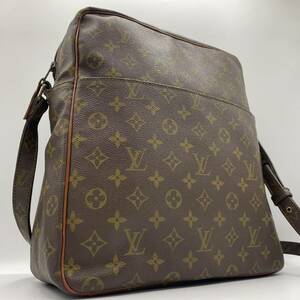 1円 極美品 LOUIS VUITTON ルイヴィトン マルソー モノグラム メンズ ショルダーバッグ ポシェット 斜め掛け レザー PVC レディース 高級