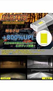 新型 超爆光 20000LM+miniサイズ！HB3/HB4用 led ヘッドライト 車検対応 バルブ キャンセラー 一体型コンパクト 80W ホワイト12V車対応6000