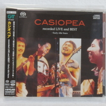 ＜新品同様＞　カシオペア　/　recorded LIVE and BEST Early Alfa Years　(DSD マスタリング ハイブリッド盤）帯付　国内正規セル版_画像1