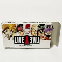 スーパーファミコン ライブ・ア・ライブ 箱説付き 痛みあり スクウェア Nintendo Super Famicom LIVE A LIVE CIB Tested Square_画像2