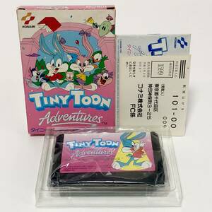 ファミコン タイニートゥーン アドベンチャーズ 箱説付き 痛みあり コナミ Nintendo Famicom Tiny Toon Adventures CIB Tested Konami