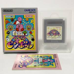 ゲームボーイ カービィのピンボール 箱説付き 痛みあり 動作確認済み 任天堂 Nintendo GameBoy Kirby no Pinball GB CIB Tested